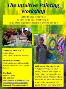 Intuitive Painting-Jan 27-2015-Olive-BKK